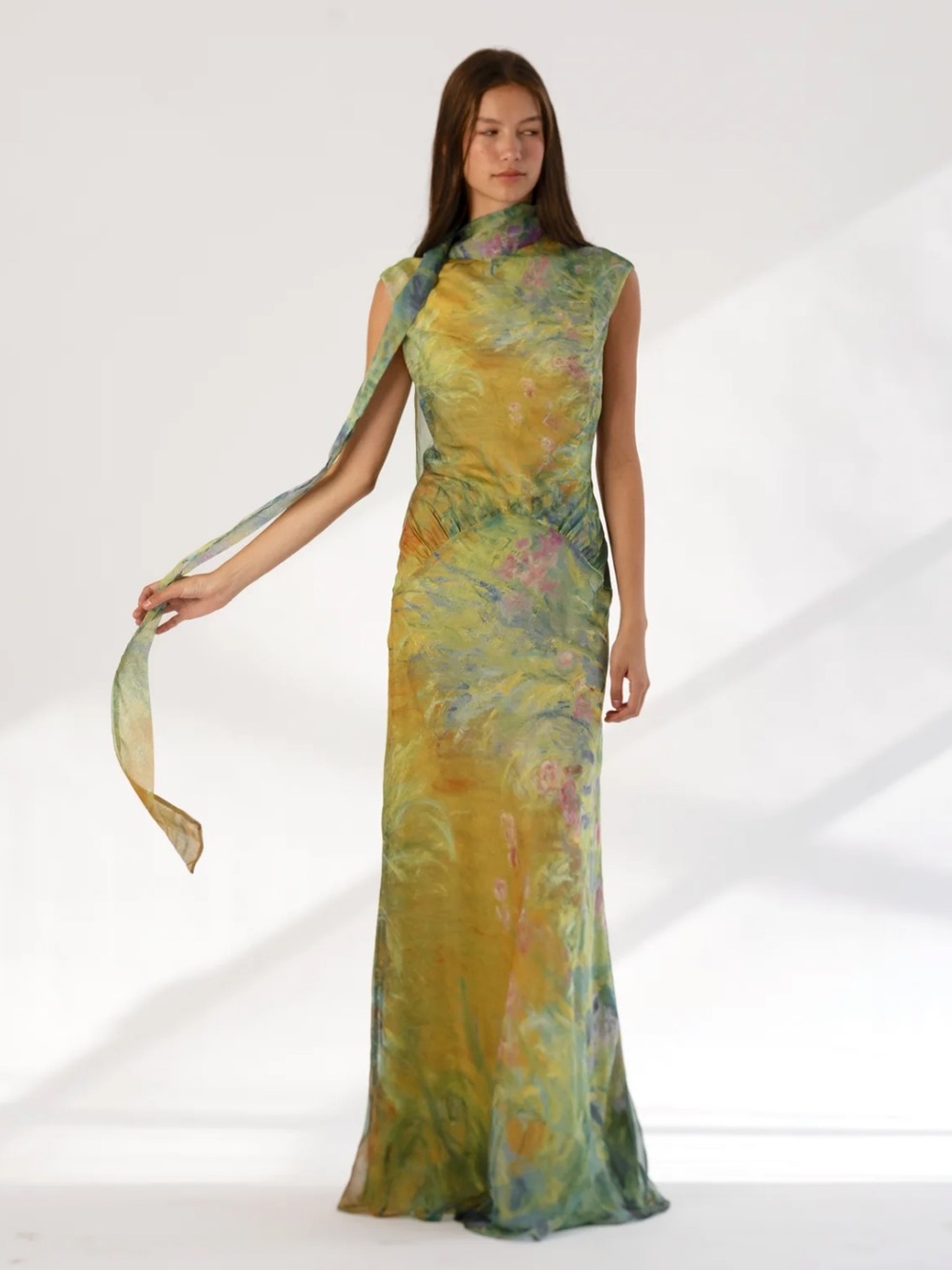 Yellow the Label Irises Maxi Dress